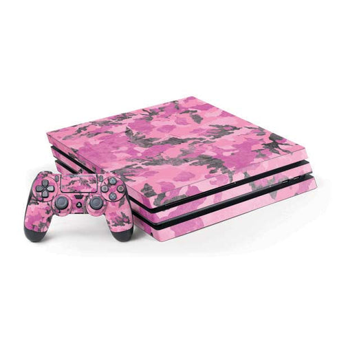Pink Camouflage PlayStation PS4 Skins